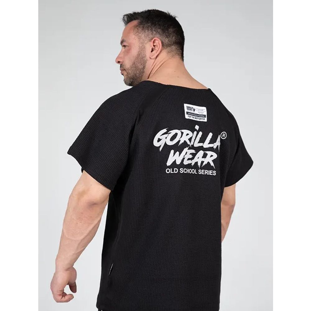 Gorilla Wear AUGUSTINE Old School Majica, Crna slika 2