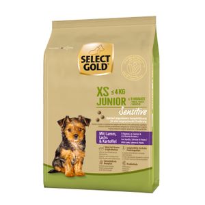 Select Gold Sensitive XS Junior jagnjetina,losos&krompir 1 kg