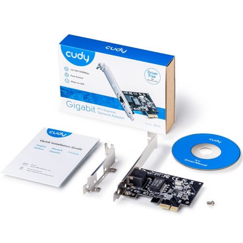 Cudy PE10 GIGABIT ETHERNET PCI-Express CARD 10/100/1000 (alt. NIC-GX1) slika 4