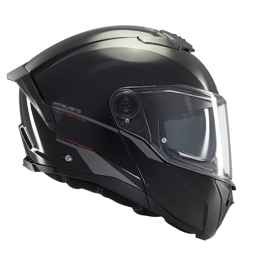 MT Helmets Atom 2 SV Solid A1 Gloss Black slika 7