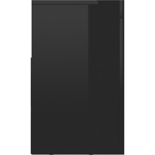 TV ormarić visoki sjaj crni 120 x 30 x 50 cm od iverice slika 65