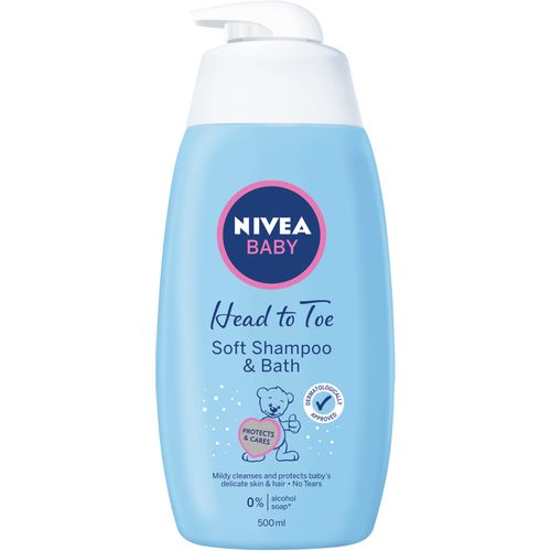 NIVEA Baby Soft Shampoo&Bath - šampon i kupka 500ml slika 1