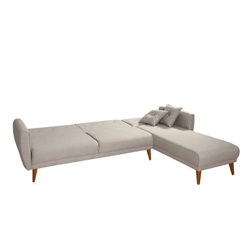 Atelier Del Sofa Aria Krem Ugao Sofa na Razvlačenje slika 8