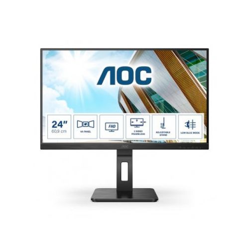 Monitor 23.8 AOC 24P2QM VA 1920x1080/75Hz/4ms/HDMI/DP/VGA/4xUSB/zvučnici slika 1