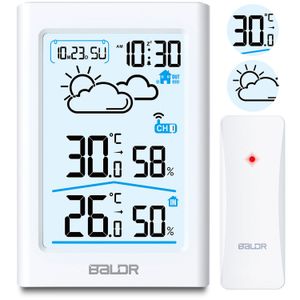 Meteorološka stanica s zaslonom BD-911 bijela