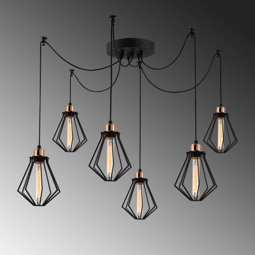 Oylat - N-1034 Black Chandelier slika 6