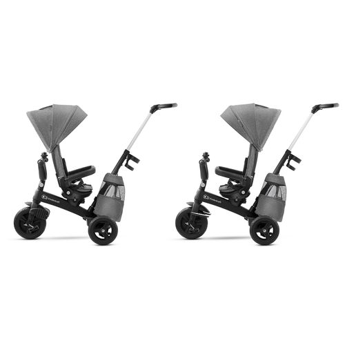 Kinderkraft Tricikl EASYTWIST siva slika 4