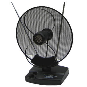 Falcom Antena sobna sa pojačalom, UHF/VHF, crna - ANT-204