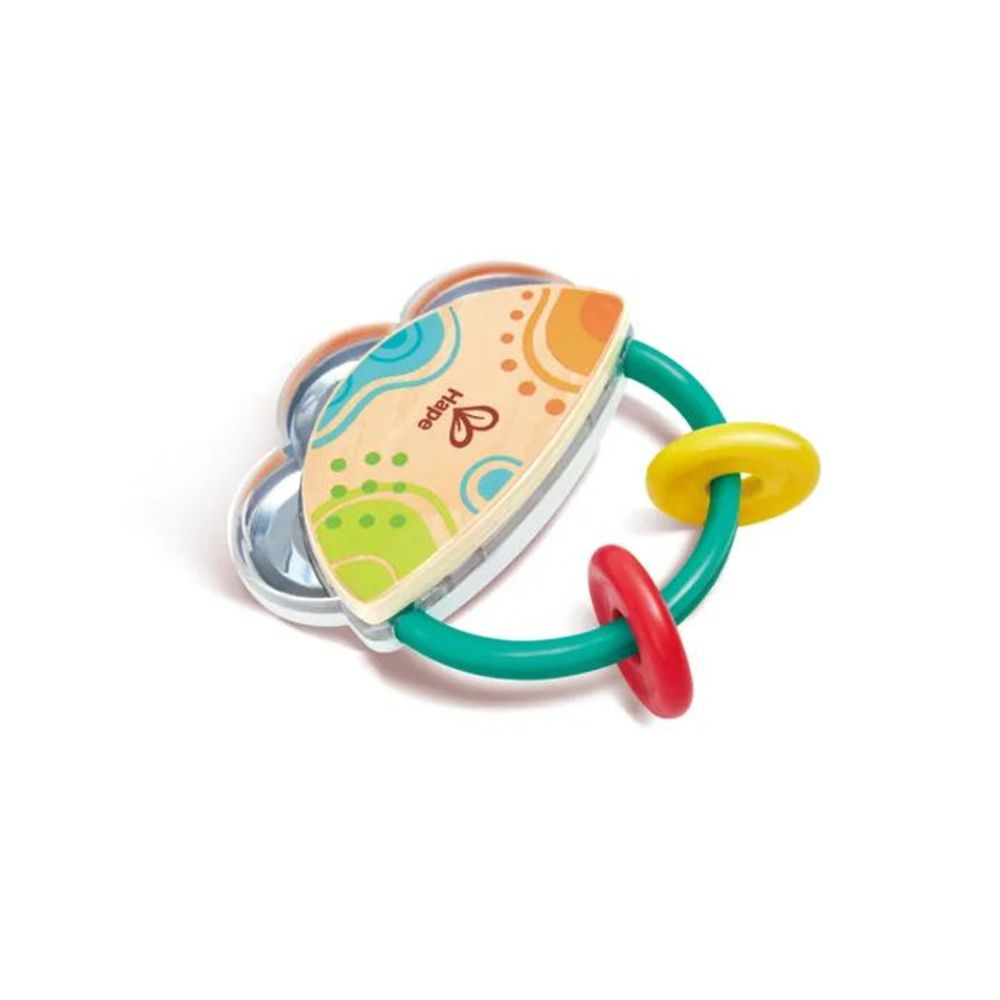 Hape Drvena zvečka mini daire Tiny Tambourine slika 1