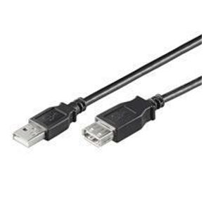 NaviaTec USB 3.0 A plug to A jack 1,8m Black