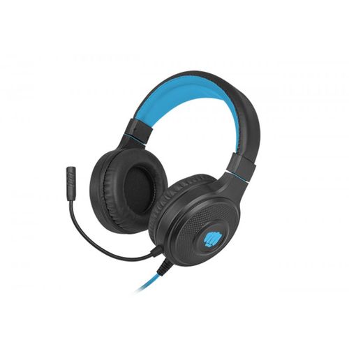 Natec NFU-1585 FURY WARHAWK, Gaming Headset with Volume Control, 3.5mm Stereo, LED Backlit (USB), Black/Blue slika 1