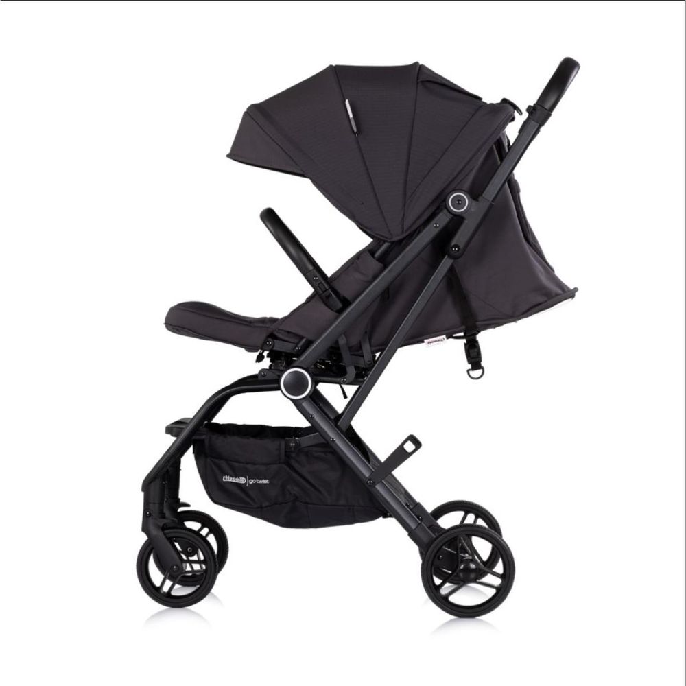 Chipolino Kolica sa rotirajućim sjedištem 360° Go Twist Lkgt02601ch, Charcoal slika 3