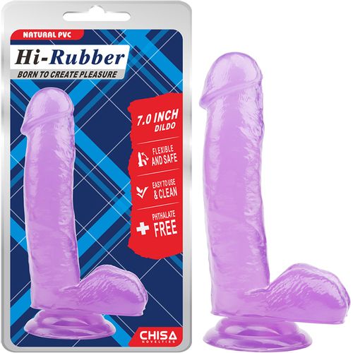 Ljubicasti realisticni dildo 18cm slika 1