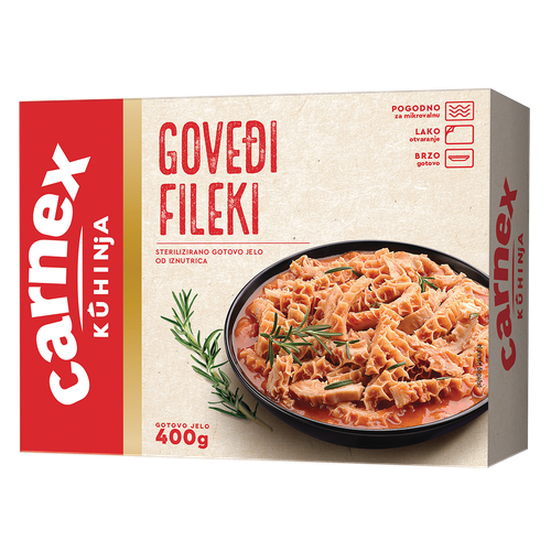 Carnex Goveđi fileki 400g slika 1