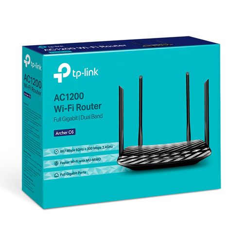 TP-LINK Archer C6 AC1200 Wireless MU-MIMO Gigabit Router slika 2