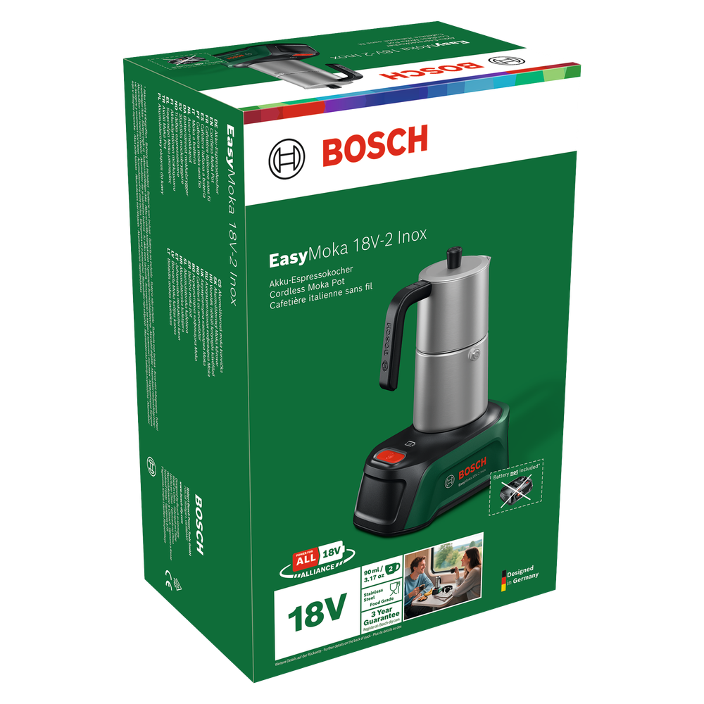 Bosch Aparat za kavu EasyMoka 18V-2 Inox slika 2