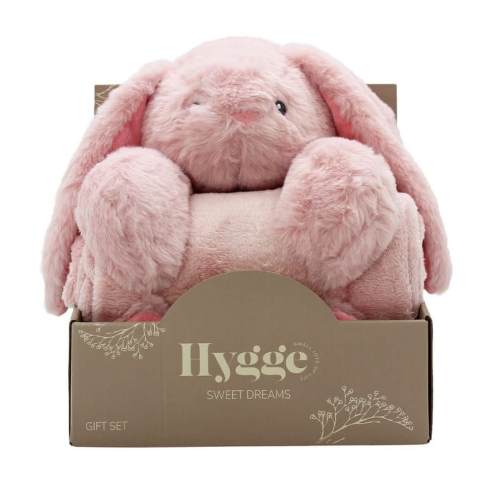 Hygge Sweet Dreams HY31389 Plišana igračka sa dekicom Bunny slika 1