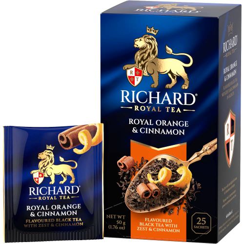 Richard Royal Orange & Cinnamon - Crni čaj sa narandžom i cimetom, 25x2g 1100734 slika 2