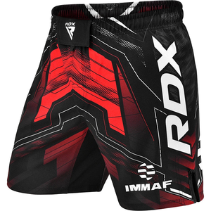 RDX Sports MMA Šorc Immaf Approved - Crveni - 2XL