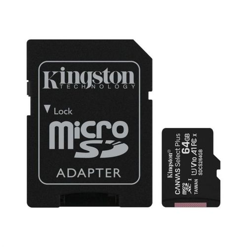 MikroSD  memorijska kartica 64GB Kingston Select Plus klasa10 slika 1