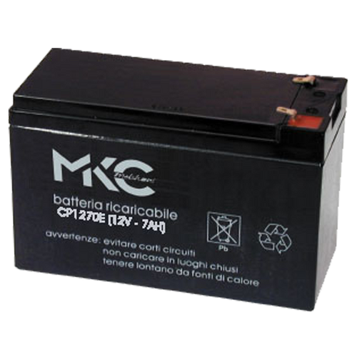 MKC akumulatorska baterija MKC1270P, 12V / 7Ah slika 1