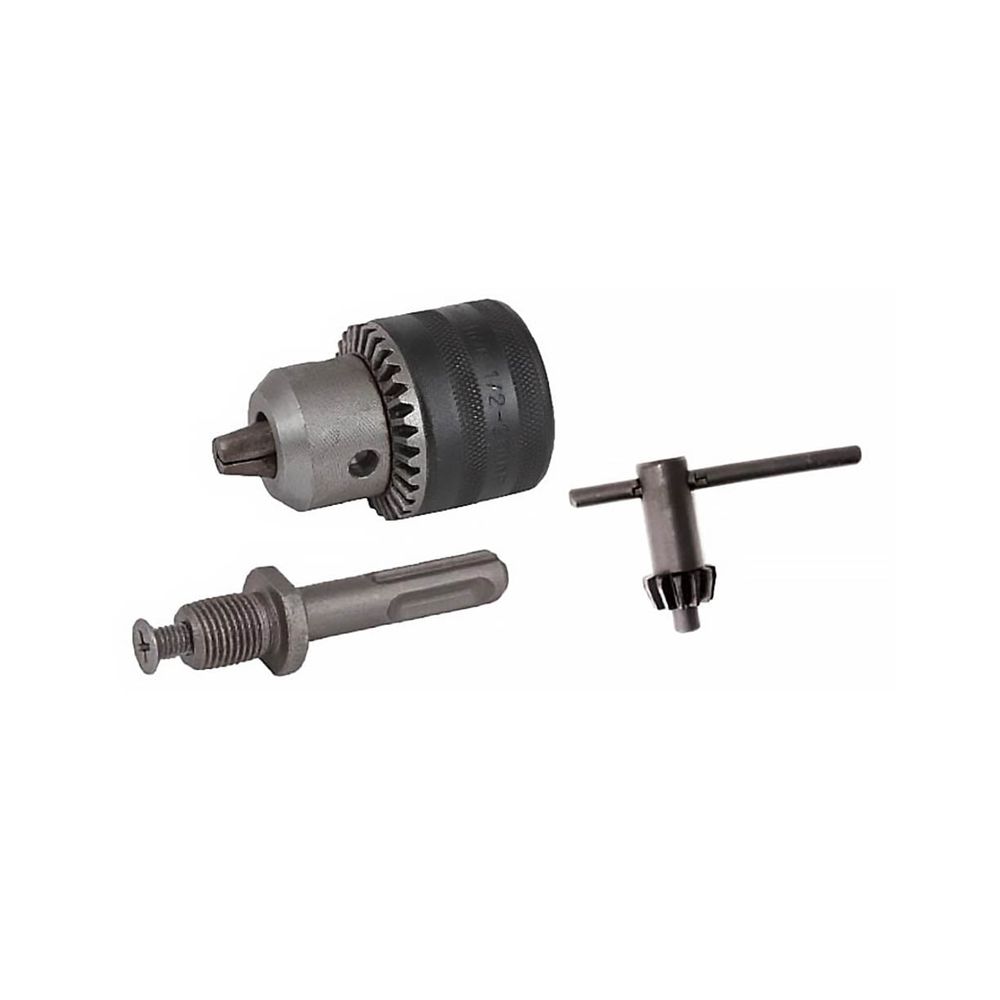 RAIDER Stezna glava 1/2" 13 mm sa ključem i SDS Plus adapterom slika 1