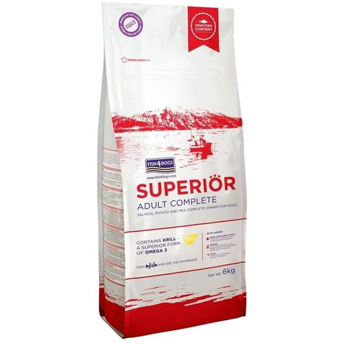 Fish4Dogs Superior Salmon, Small kibble - male granule, losos 6 kg slika 1