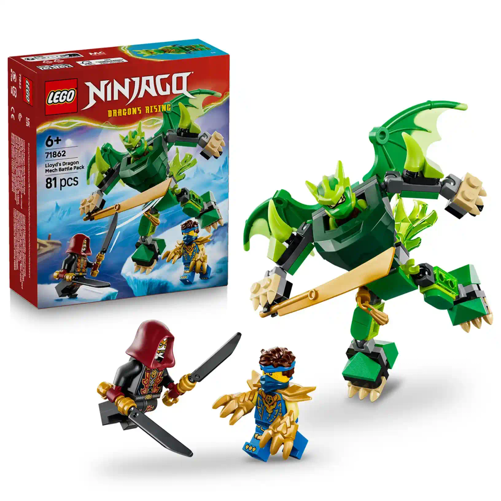 LEGO Ninjago 71862 borbeni paket: Lloydov zmajski oklop slika 1