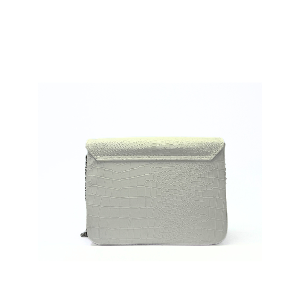 ILEA Ženska torba Nella M 26x19cm, Bijela Kroko slika 3