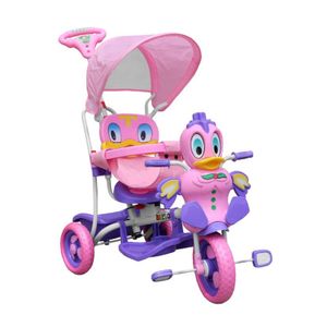 Dječji tricikl Patka rozi