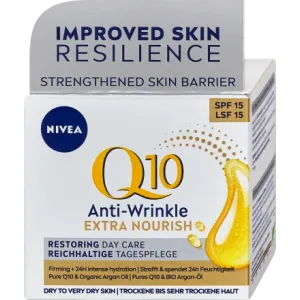 NIVEA Q10 Power dnevna krema za lice – arganovo ulje, 50 ml