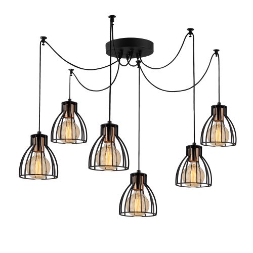 Kemah - N-1233 Black Chandelier slika 5