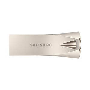 Samsung MUF-64BE3/APC 64GB USB Flash Drive, USB 3.1, BAR Plus, Read up to 200MB/s, Silver