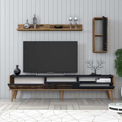 Valensiya - Walnut, Anthracite Walnut
Anthracite TV Unit slika 2