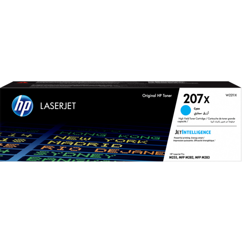 Toner HP 207X Cyan LaserJet Toner Cartridge, W2211X slika 1