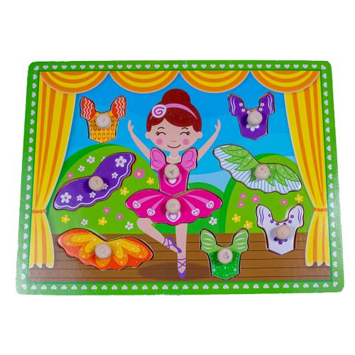 Smily Play drvene puzzle Balerina slika 4