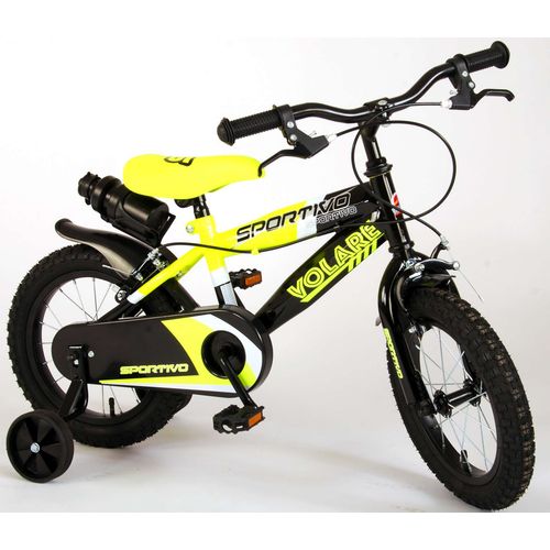 Dječji bicikl Volare Sportivo 14" s dvije ručne kočnice neon žuti slika 3