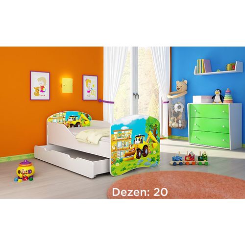 Deciji krevet ACMA I 140x70 F + dusek 6 cm20 slika 1