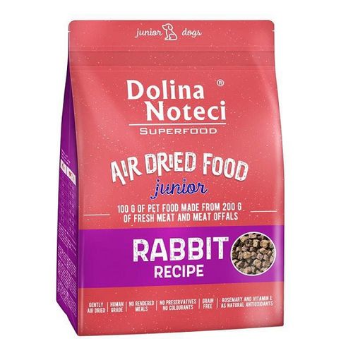 Dolina Noteci Superfood Dog Junior Sušena Zečetina (bez dodate piletine) 1kg slika 1