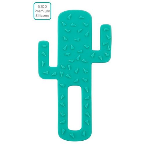 Minikoioi grickalica od mekanog silikona Cactus zelena slika 1