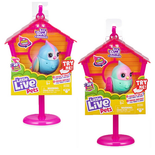 Little Live Pets Ptičica I Kućica Set slika 1