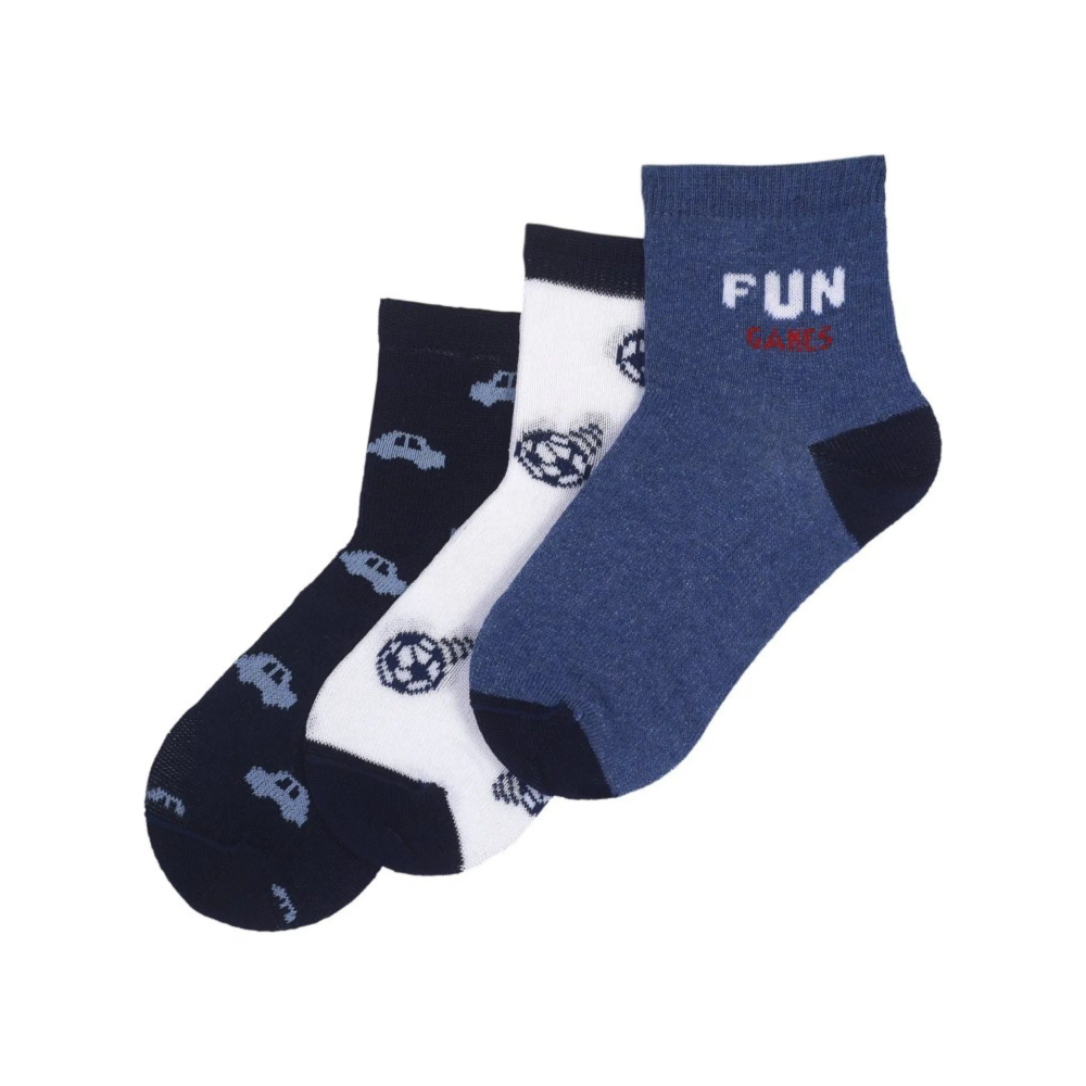 Chicco Čarape za dječake Fun, 3 para slika 1