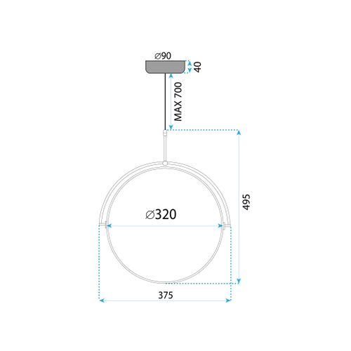 Lampa wisząca LED APP1426-C slika 14