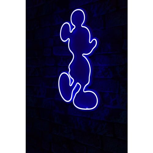 Wallity Ukrasna plastična LED rasvjeta, Mickey Mouse - Blue slika 1