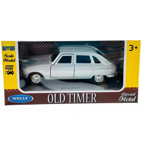 Renault 16 silver 1:34 slika 5