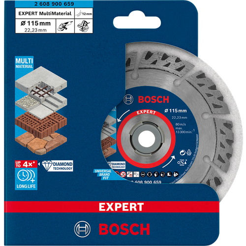 Bosch EXPERT dij. ploča MultiMaterial 115 mm slika 5