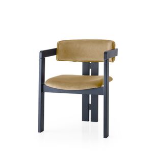 Crna i svijetlosmeđa stolica CO - 021