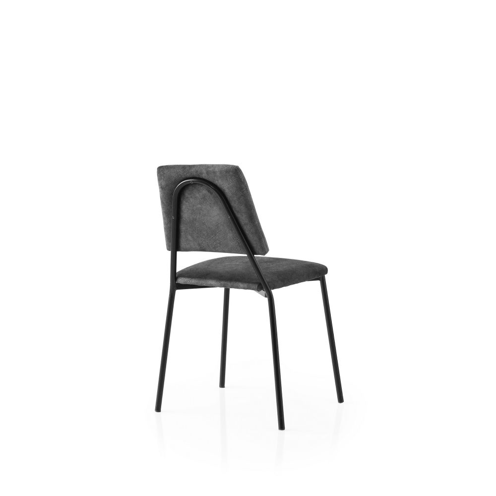 Lıma - 4554 V2 Crni i Antracit Set Stolica (2 Komada) slika 3