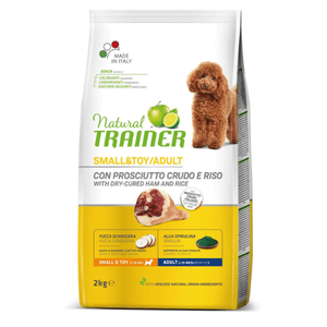 Trainer Natural Dog Small &amp; Toy Adult Sirova Šunka i Pirinač  7 Kg