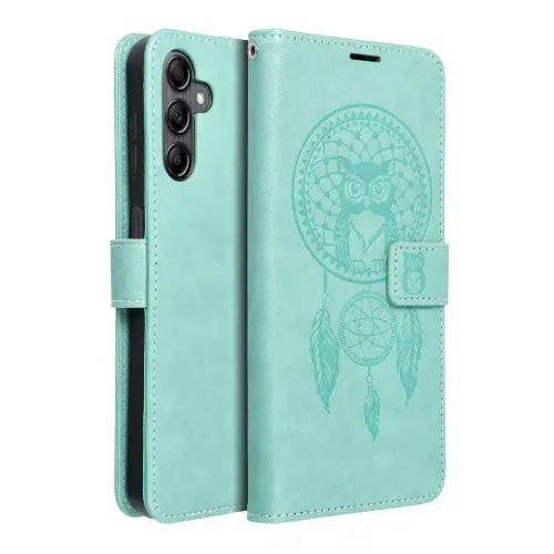 MEZZO Book case preklopna torbica za SAMSUNG GALAXY A14 4G / A14 5G dreamcatcher zelena slika 2